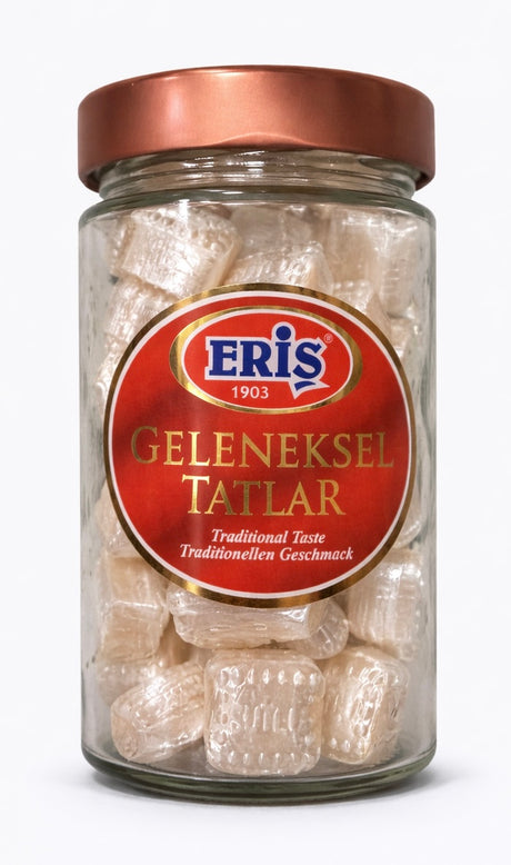 Eris Bonbons mit Kokosgeschmack 200g – Hindistan Cevizi Akide Şekeri türkische Hartbonbons