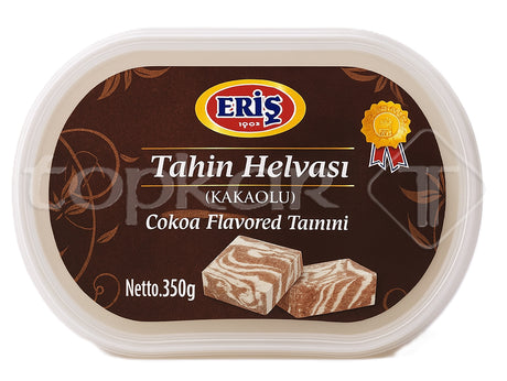 Eris Halva mit Kakao, kakaogeschmackvoller Tahin Halva in praktischer 350g Verpackung