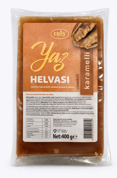 Eris Sommerhalva mit Karamell und Walnuss 400g – Karamelli Cevizli Yaz Helvası
