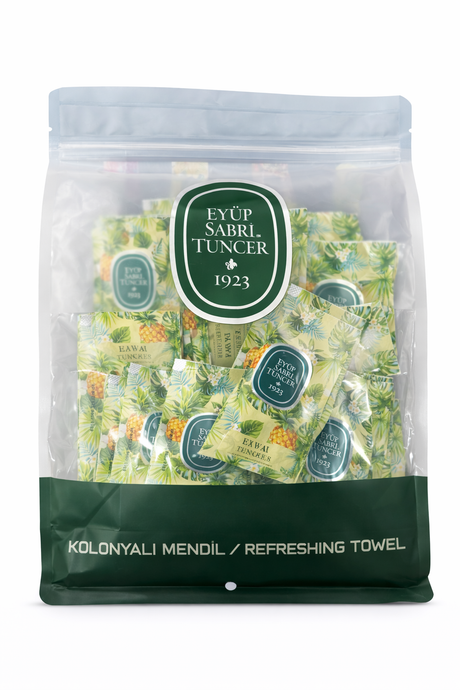 Eyüp Sabri Tuncer Erfrischungstücher 150 Stück – Kolonyalı Mendil Doypack