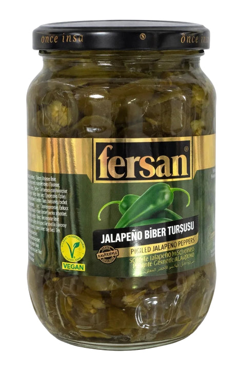 Fersan Jalapeño Biber Turşusu 690g – scharfe Jalapeños in Scheiben sauer eingelegt