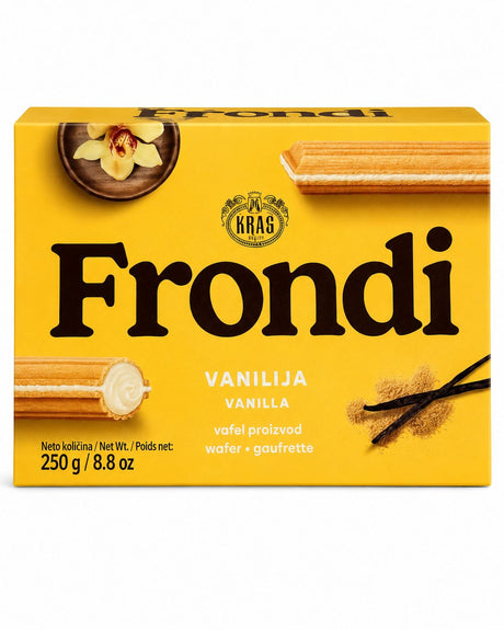 Kras Frondi Waffeln Vanille 250g – Vafel proizvod Vanilija