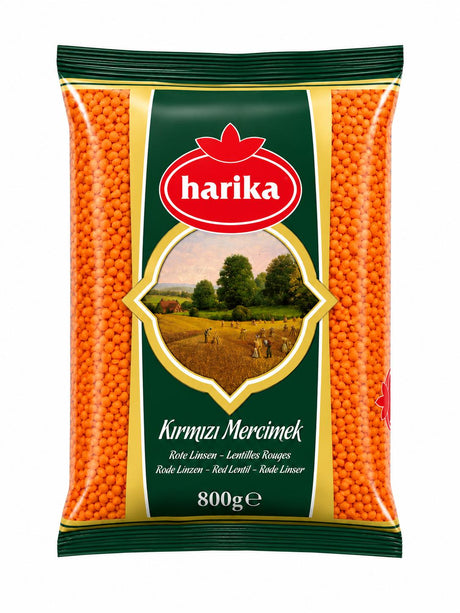 Harika Kırmızı Mercimek 800g – türkische rote Linsen für Mercimek Çorbası
