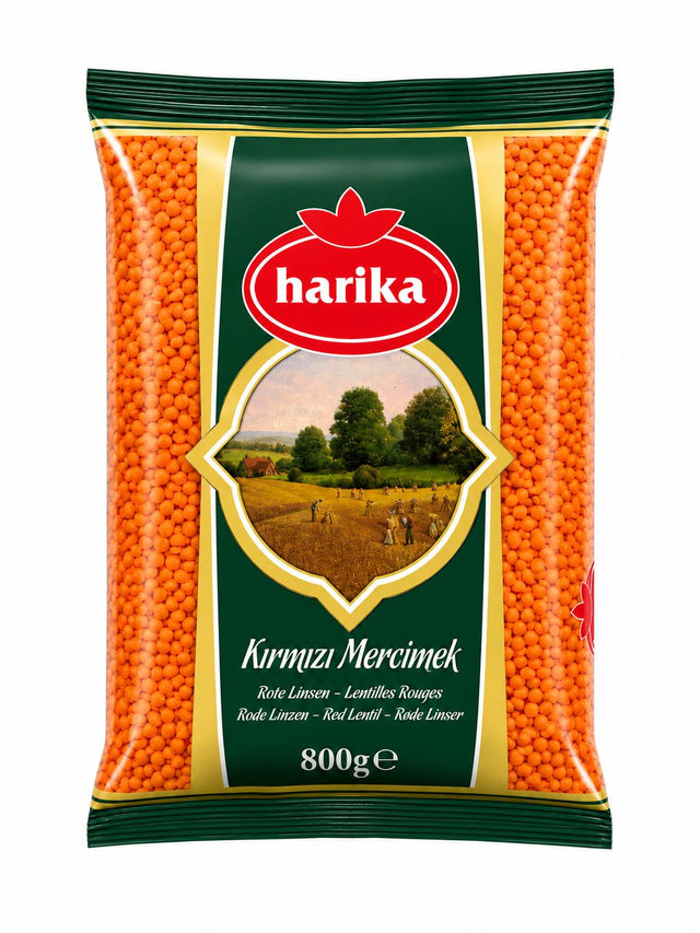 Harika Kırmızı Mercimek 800g – türkische rote Linsen für Mercimek Çorbası