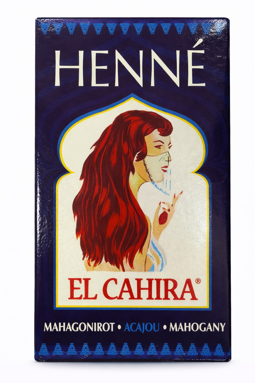 Henné El Cahira Henna Mahagonirot 90g – Pflanzliche Haarfarbe Kına