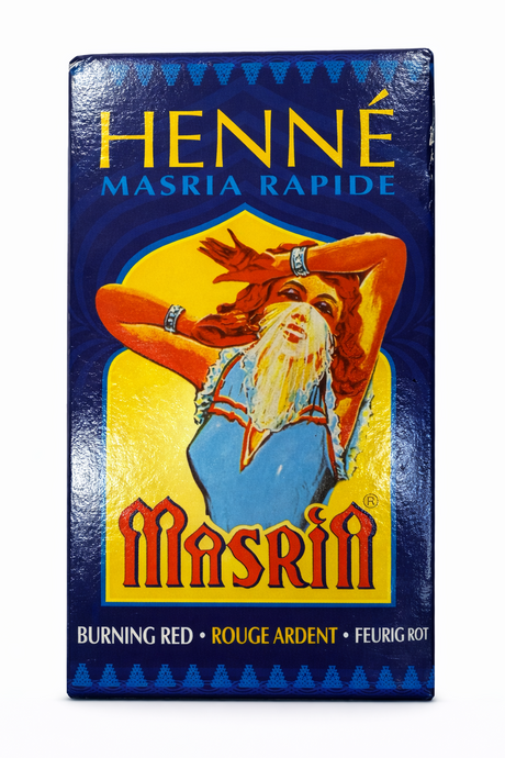 Henné Masria Henna Feurig Rot 90g – Pflanzliche Haarfarbe Kına