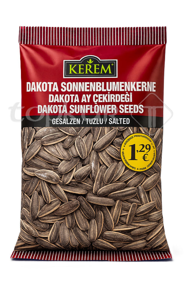 Kerem Sonnenblumenkerne gesalzen, knackige und aromatische Sonnenblumenkerne in praktischer Verpackung