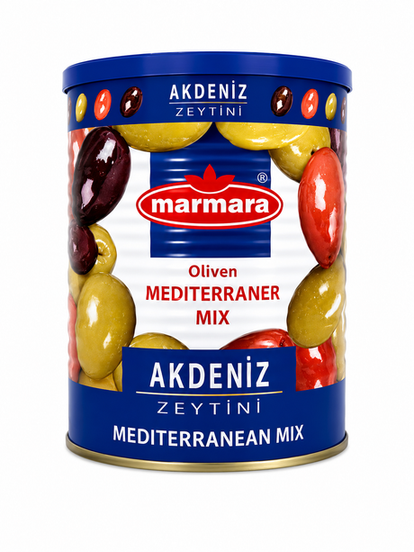 Marmara Mediterraner Olivenmix 400g – Akdeniz Zeytini Mix aus Griechenland