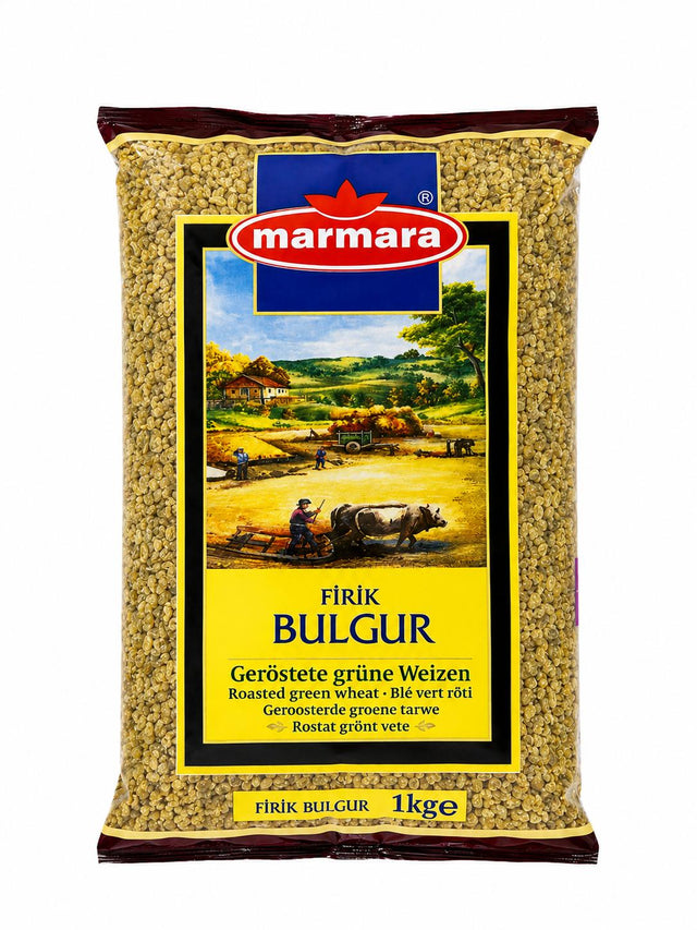 Marmara Firik Bulgur 1 kg – Firik geröstetes grünes Weizenbulgur Freekeh