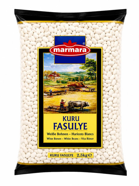 Marmara Weiße Bohnen 2,5 kg – Kuru Fasulye White Beans