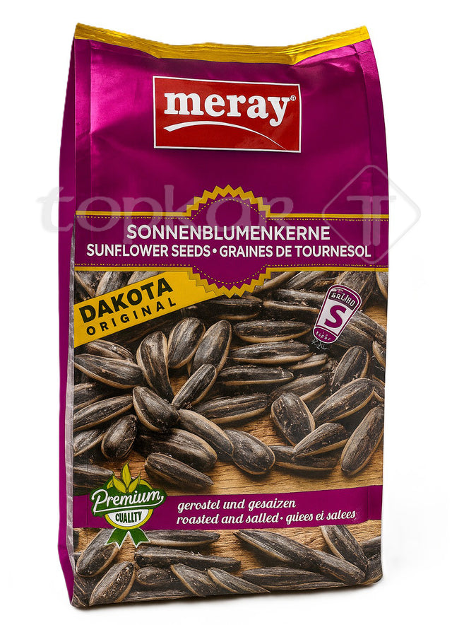 Meray Sonnenblumenkerne gesalzen, geröstet und knusprig, ideal zum Snacken und Verfeinern von Gerichten