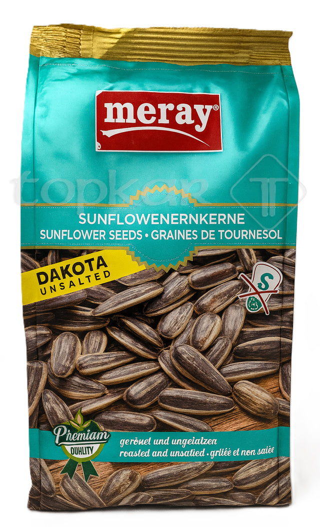 Meray Sonnenblumenkerne ungesalzen, geröstet und geschmackvoll, natürliche Snacks in Premiumqualität
