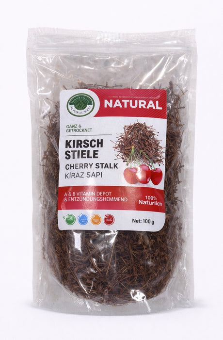 Natural Kirschstiele 100g – Kiraz Sapı getrocknete Kirschstiele Kräutertee