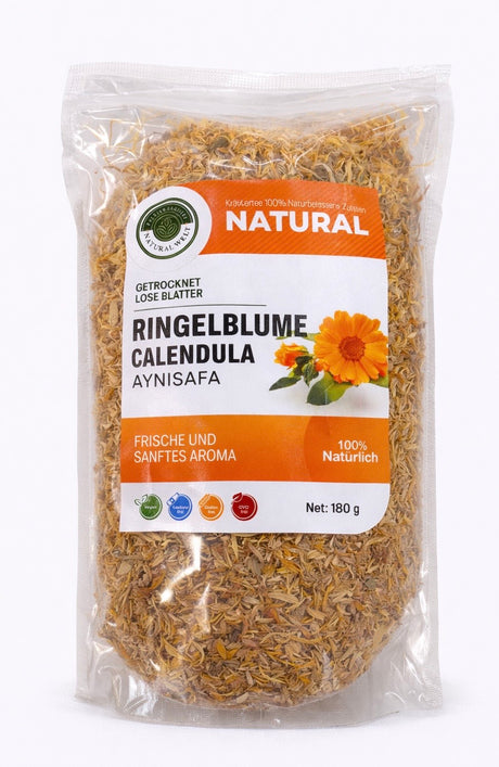 Natural Ringelblume 180g – Aynısefa Calendula getrocknete Blüten Kräutertee