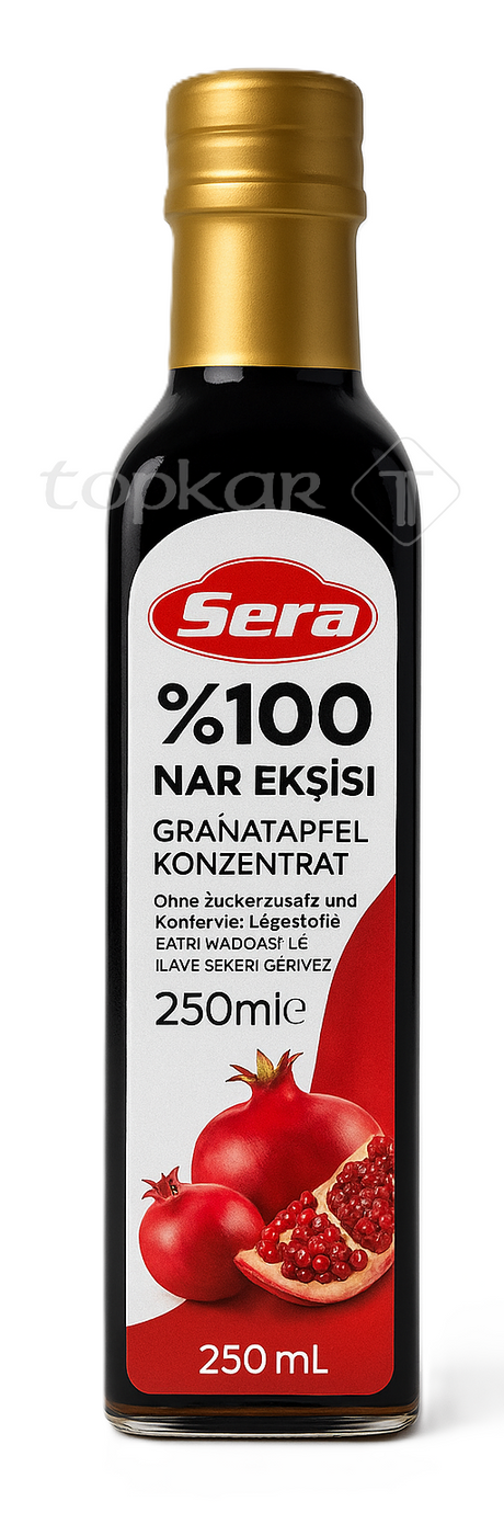 Sera Granatapfelkonzentrat – 100 % Nar Ekşisi (Granatapfel) 250 ml