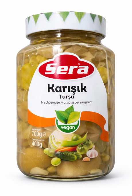 Sera Karışık Turşu 700g – türkisches Mischgemüse würzig sauer eingelegt