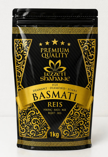 Lezzeti Shahane Basmati Reis Diamant 1121 1kg – Elmas Basmati Pirinç Premium Quality