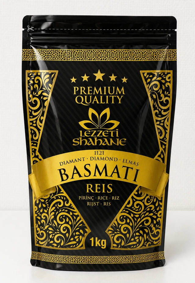 Lezzeti Shahane Basmati Reis Diamant 1121 1kg – Elmas Basmati Pirinç Premium Quality