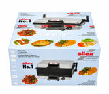 Silex Multigrill Kontaktgrill 2000W – Edelstahl-Elektrogrill mit Antihaftbeschichtung