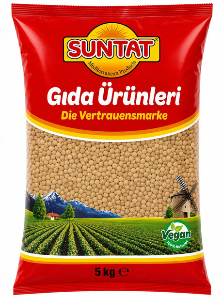 Suntat Grüne Linsen 5 kg – Yeşil Mercimek Vorratspackung