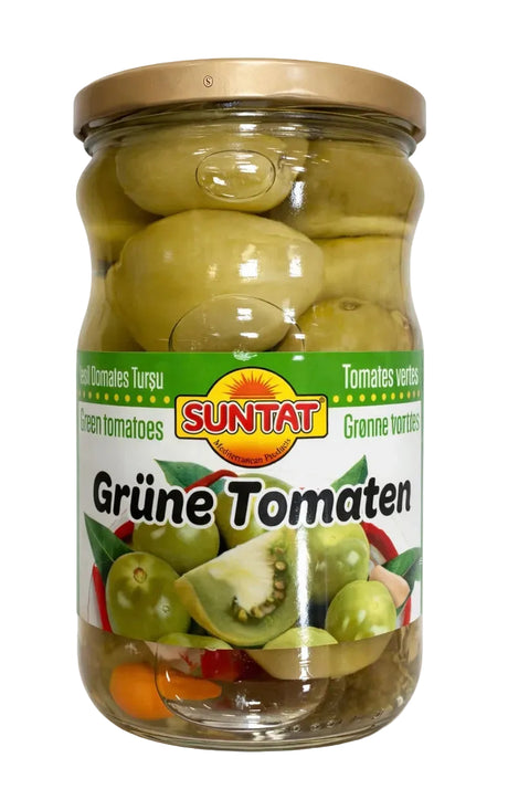 Suntat Grüne Tomaten Eingelegt 620g – türkische Yeşil Domates Turşusu