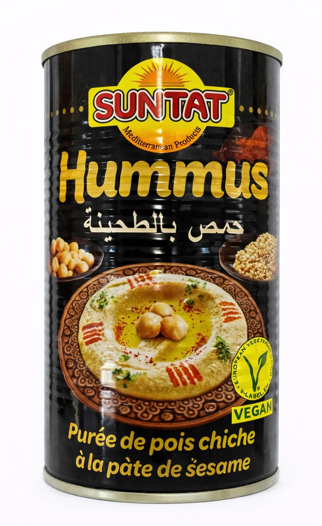 Suntat Hummus 330g – orientalisches Kichererbsenpüree mit Sesampaste Tahin