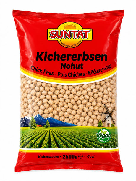 Suntat Kichererbsen 2,5 kg – Koçbaşı Nohut getrocknete Kichererbsen