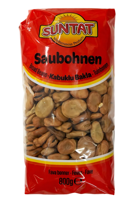 Suntat Saubohnen 800g – Kabuklu Bakla getrocknete Ackerbohnen mit Schale