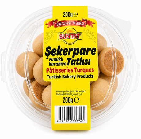 Suntat Şekerpare Fındıklı 200g – türkisches Feingebäck mit Haselnüssen