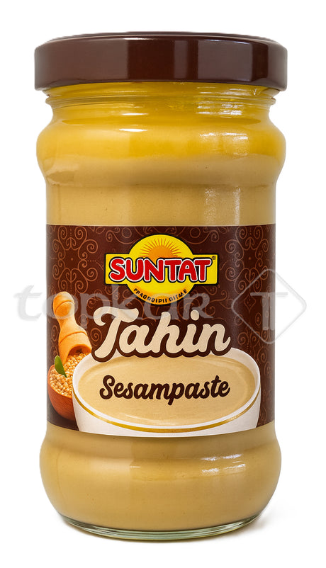 Suntat Sesampaste Tahin cremige Sesampaste im Glas für vielseitige Verwendung in der Küche