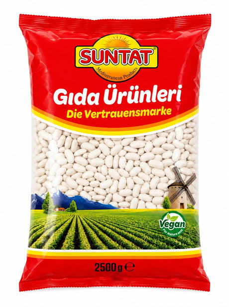 Suntat Weiße Bohnen 2,5 kg – Horoz Fasulye White Beans