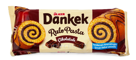 Ülker Dankek Rulo Pasta Schoko 235g – Biskuitrolle mit Schokoladencreme