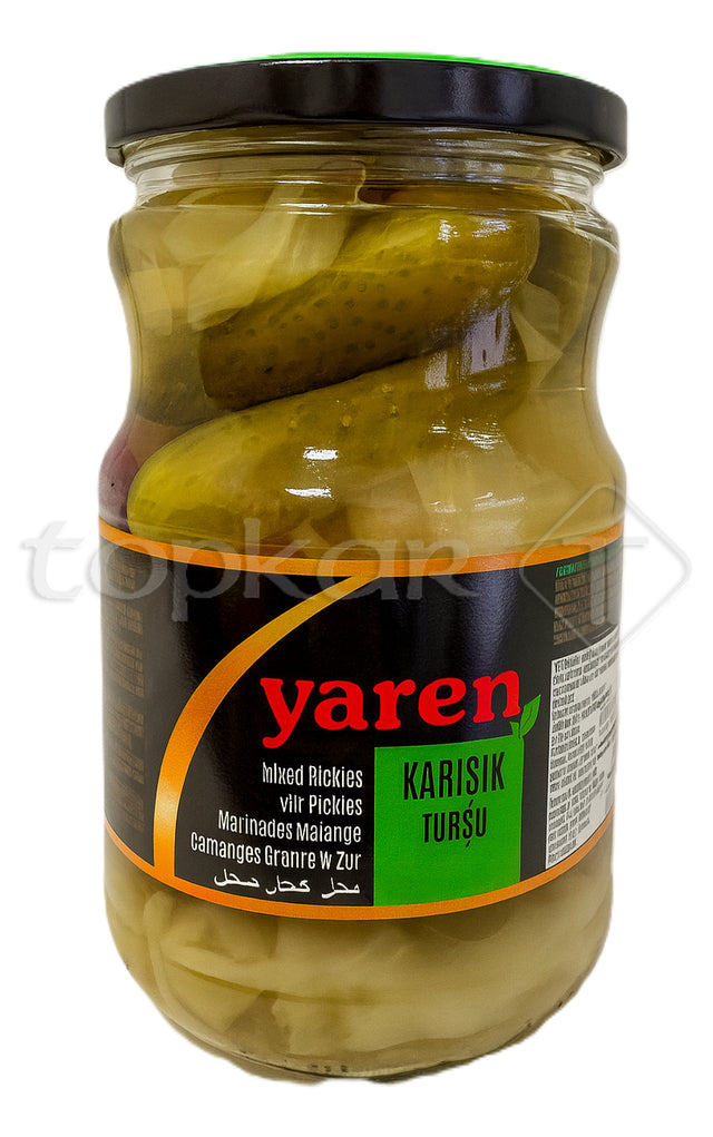 Yaren Mischgemüse eingelegte Gurken und Gemüse im Glas, aromatisch und frisch abgefüllt