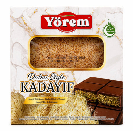 Yörem Dubai Style Kadayıf 500g – Teigfäden für Dubai-Schokolade und Künefe