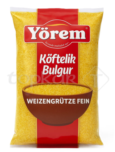 Yörem Weizengrütze fein im Beutel, feine Bulgur-Weizengrütze für vielseitige Zubereitungen