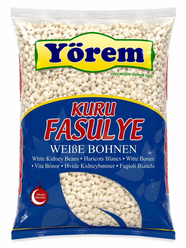 Yörem Kuru Fasulye 5000g – weiße Kidneybohnen White Kidney Beans