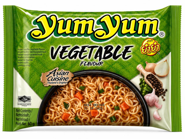 Yum Yum Instant Nudeln Gemüse 60g – thailändische Instant-Nudeln mit Gemüse