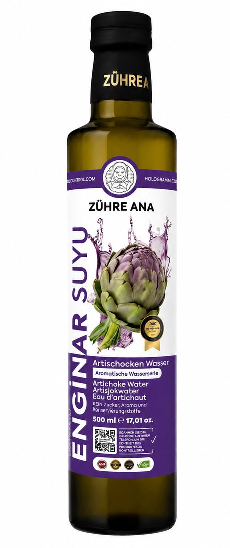 Zühre Ana Enginar Suyu 500ml – türkisches Artischockenwasser durch Wasserdampfdestillation