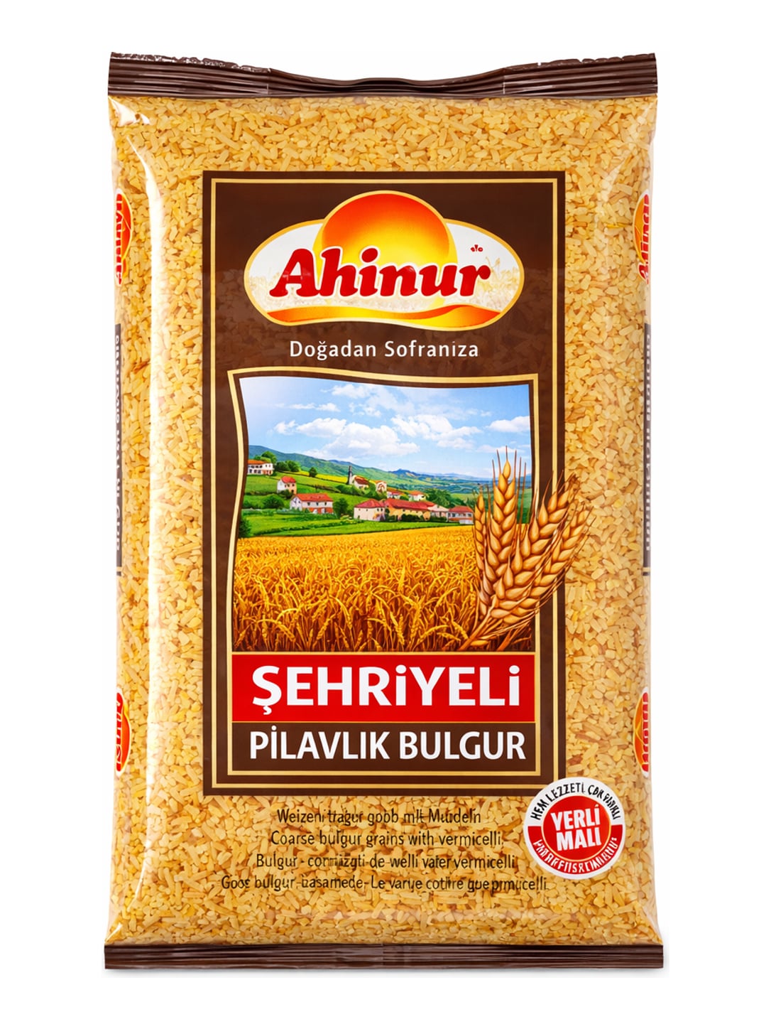 Ahinur Bulgur mit Fadennudeln 1000g – Şehriyeli Pilavlık Bulgur türkischer Bulgurpilaw
