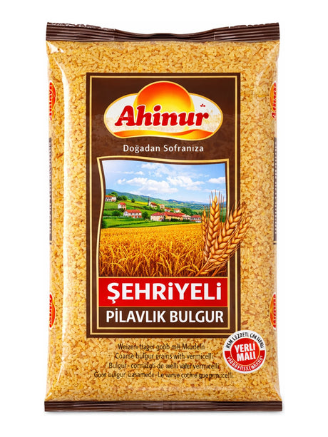 Ahinur Bulgur mit Fadennudeln 1000g – Şehriyeli Pilavlık Bulgur türkischer Bulgurpilaw