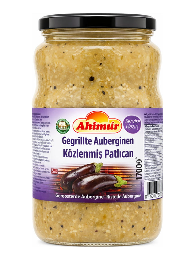 Ahinur Gegrillte Auberginen 1700g – Közlenmiş Patlıcan Auberginenpüree