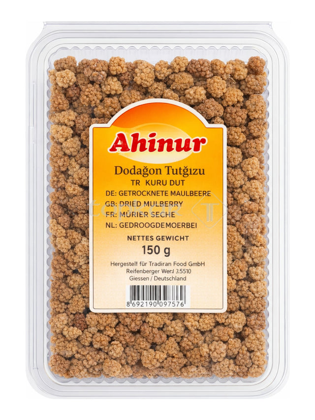 Ahinur Getrocknete Maulbeeren 150g – Dut Kurusu weiße Maulbeeren