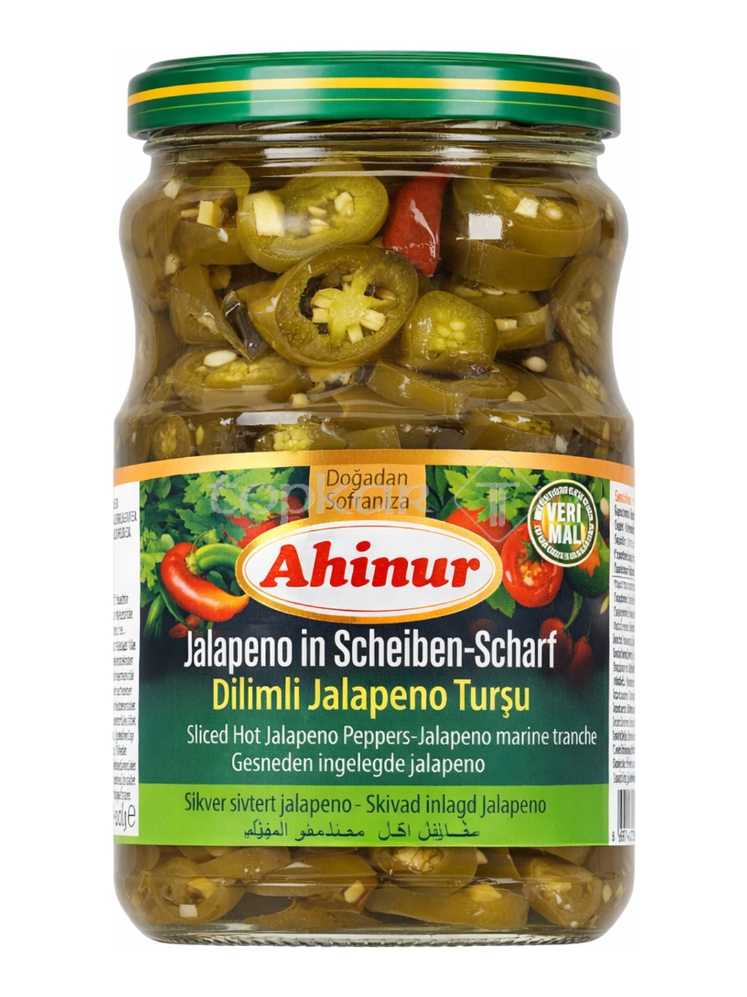 Ahinur Jalapeno in Scheiben scharf