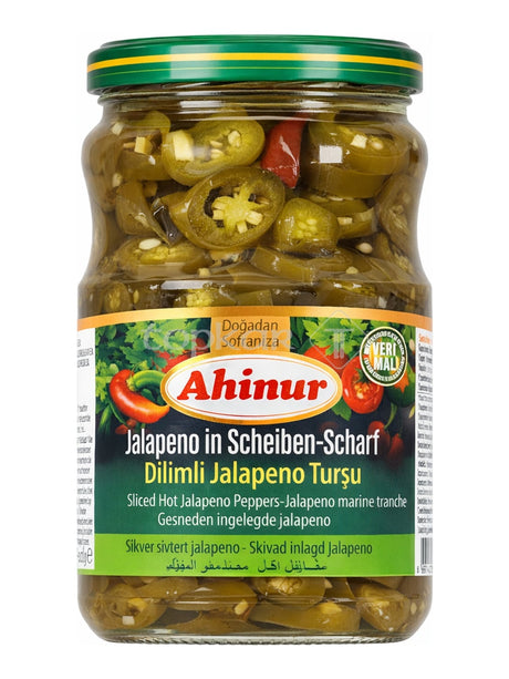 Ahinur Jalapeno in Scheiben scharf