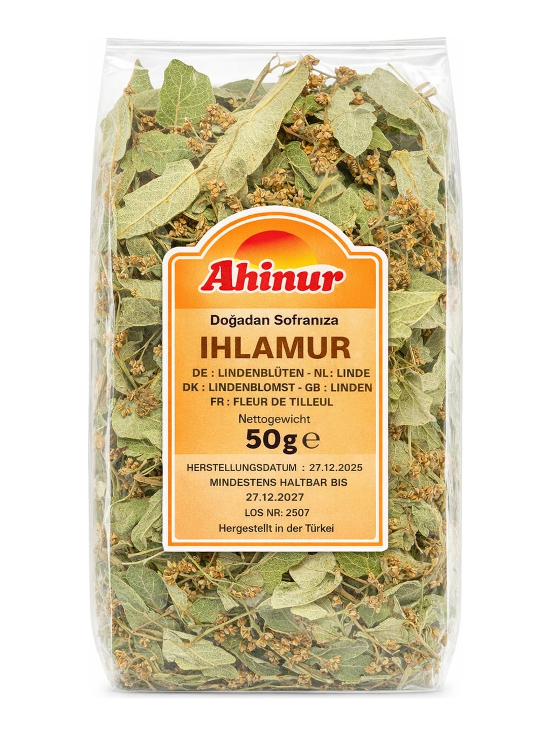 Ahinur Lindenblüten 50g – Ihlamur türkischer Kräutertee