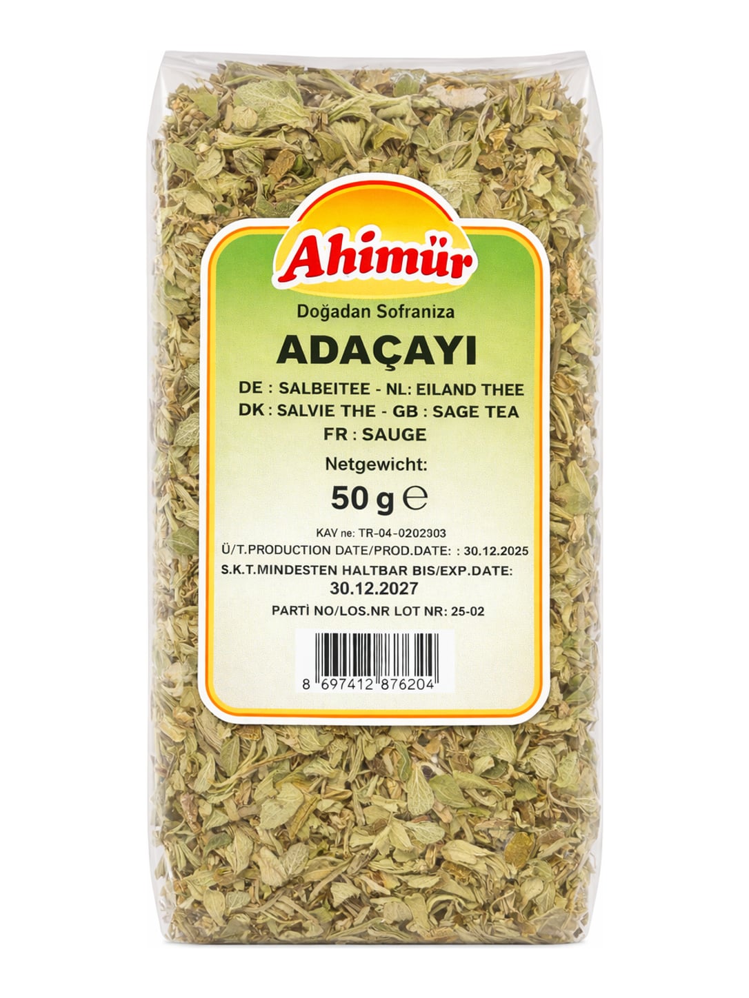 Ahinur Salbeitee Adaçayı 50g – getrockneter Salbeitee aus der Türkei