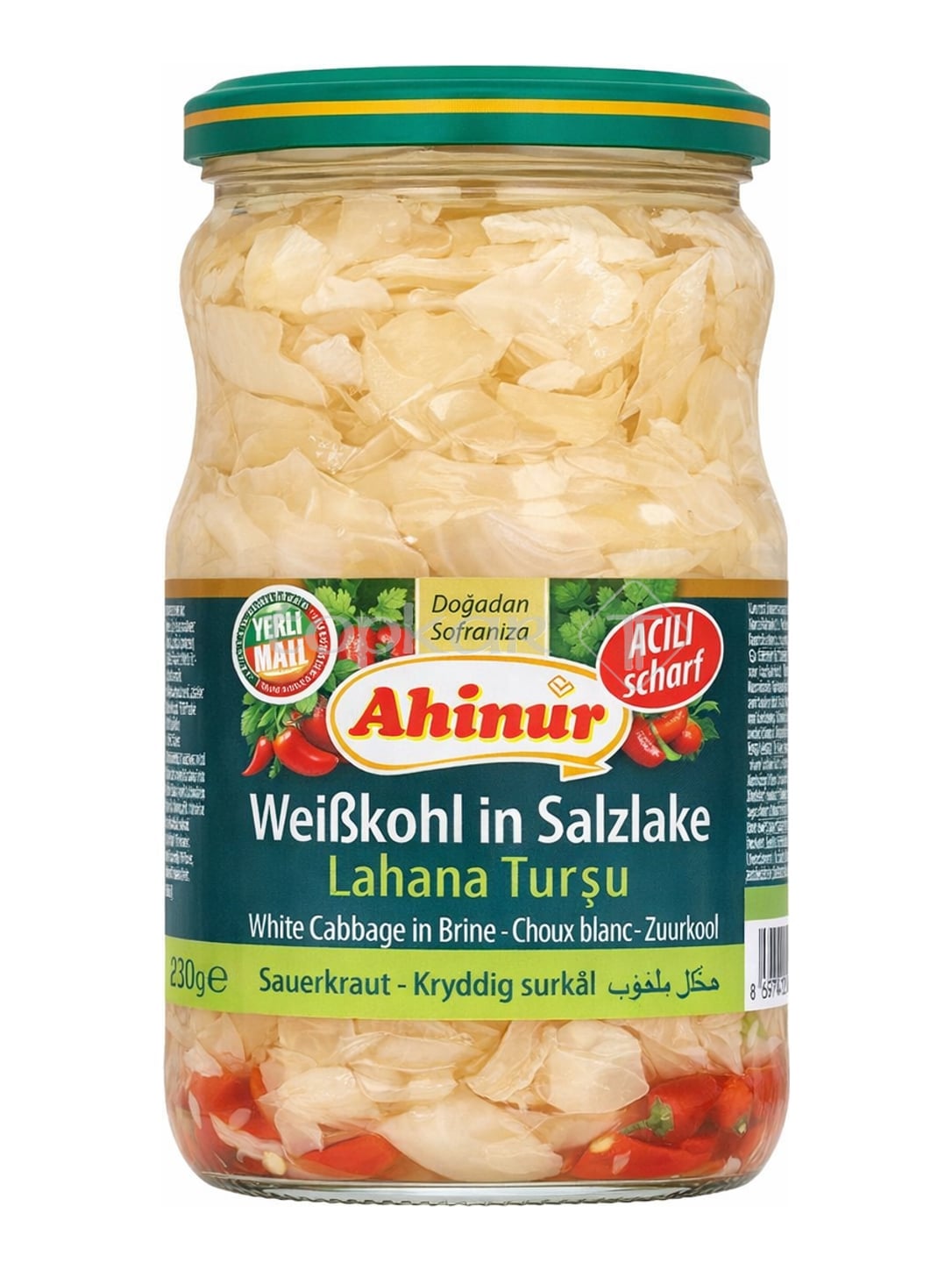 Ahinur Weißkohl in Salzlake scharf