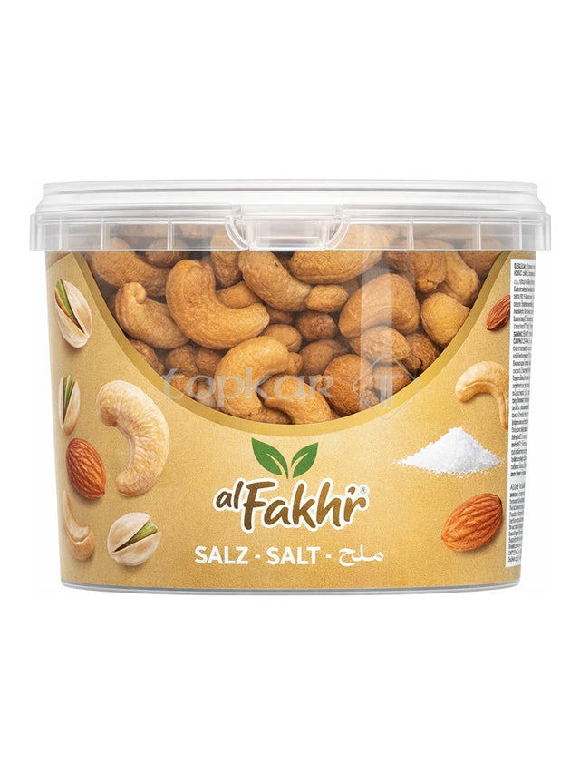 al Fakhr Gesalzene Nussmischung 840g – Mixed Nuts Cashew Mandel Pistazie