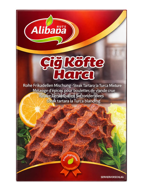 Alibaba Nuts Cig Köfte Gewürzmischung 95g – Çiğ Köfte Harcı türkische Gewürzmischung