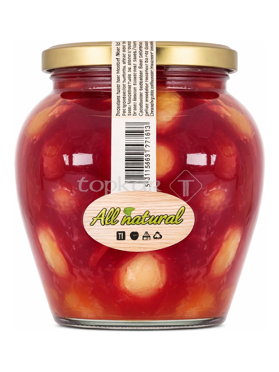 All Natural Gefüllte Rote Paprika mit Sojakäse
